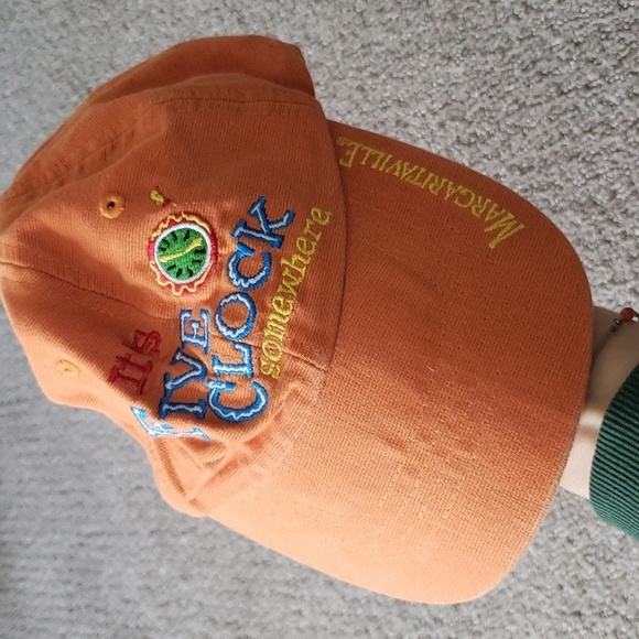 Margaritaville it's 5 o'clock somewhere las Vegas orange cap - Picture 1 of 4